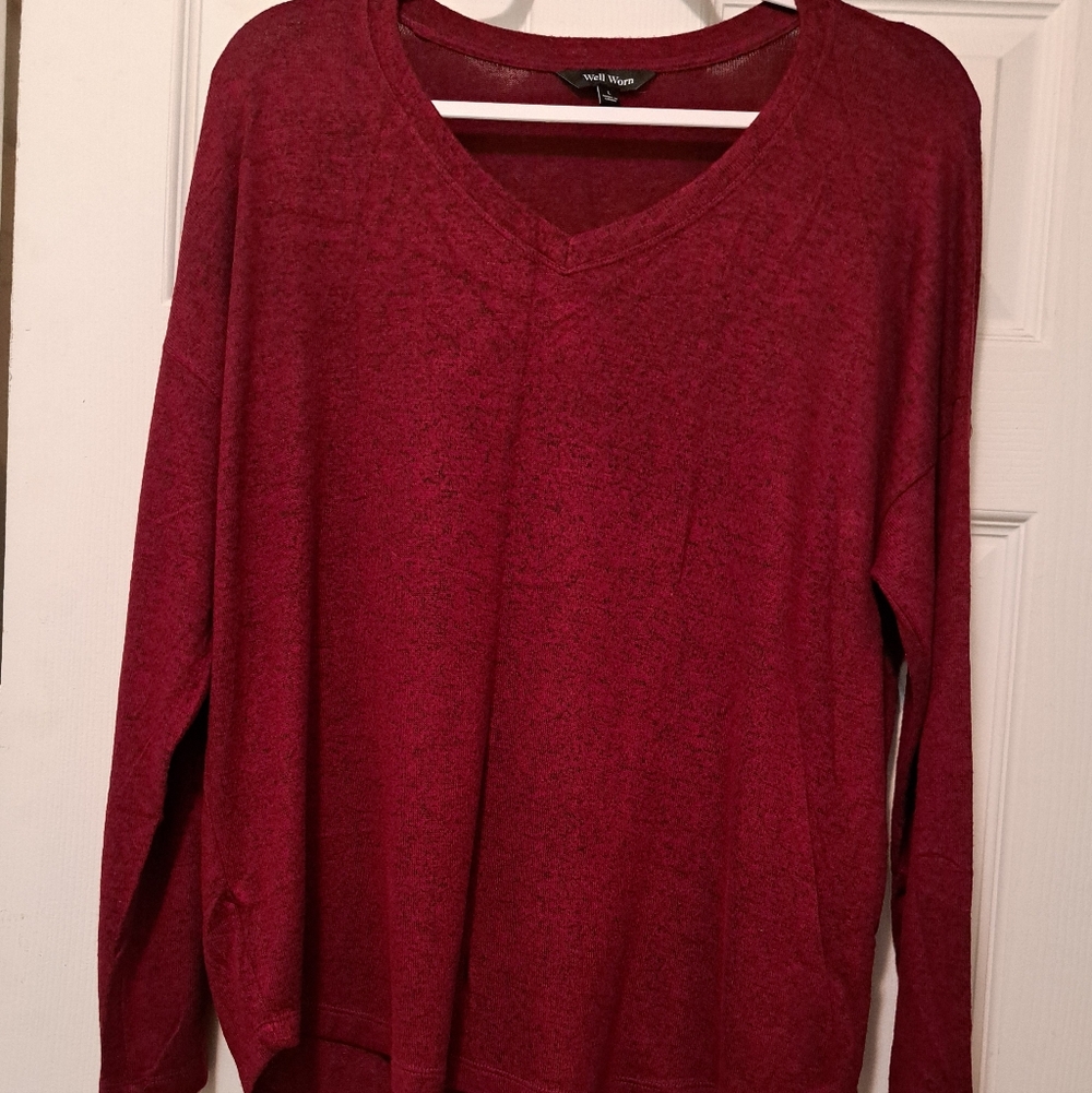 Soft, V-Neck Sweater By Well Worn